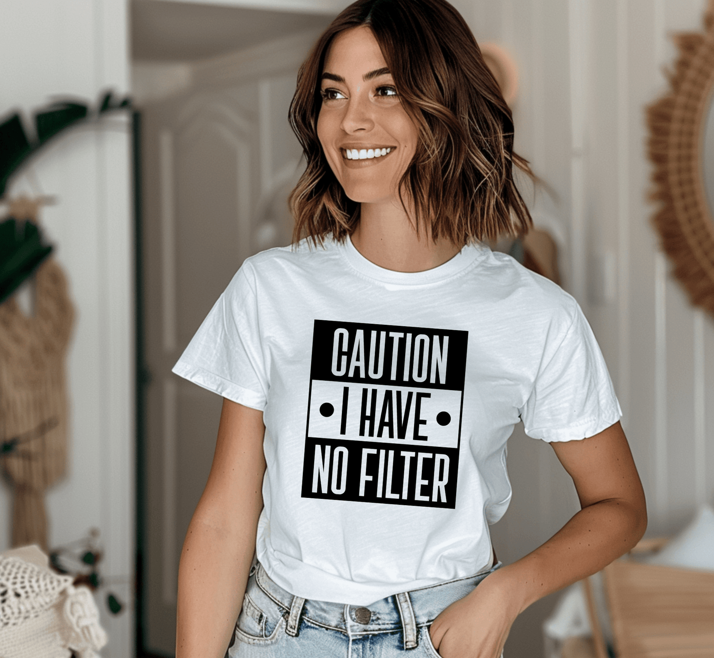 T-Shirt Caution I Have No Filter T-Shirt