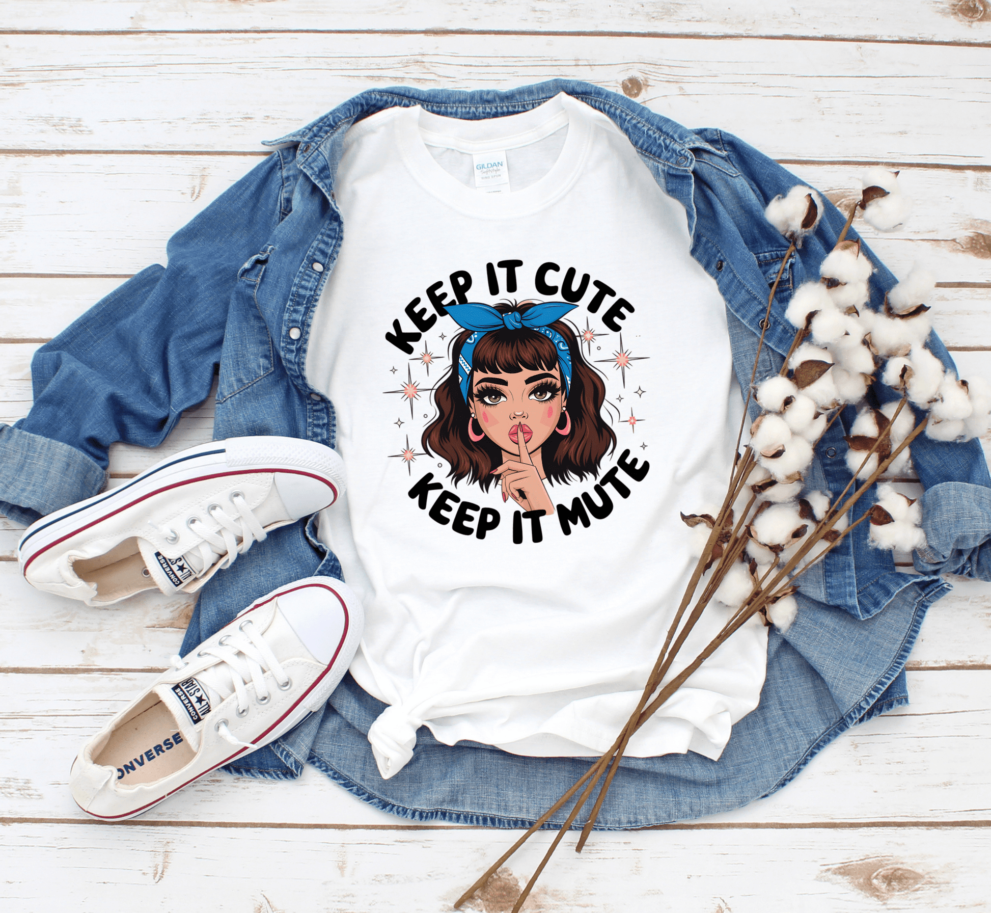 T-Shirt Keep It Cute, Keep it Mute T-Shirt